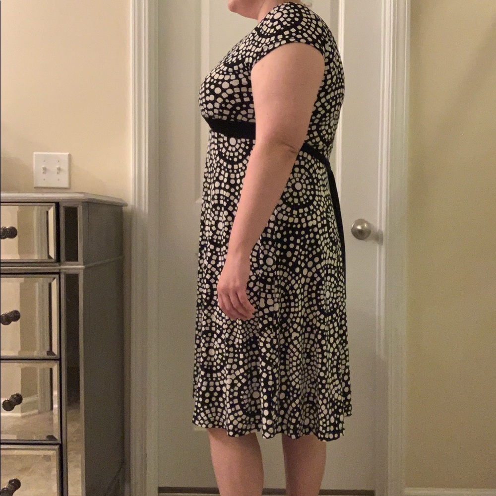 Ruby Rd. Black and White Mini Dress - Picture 2 of 8